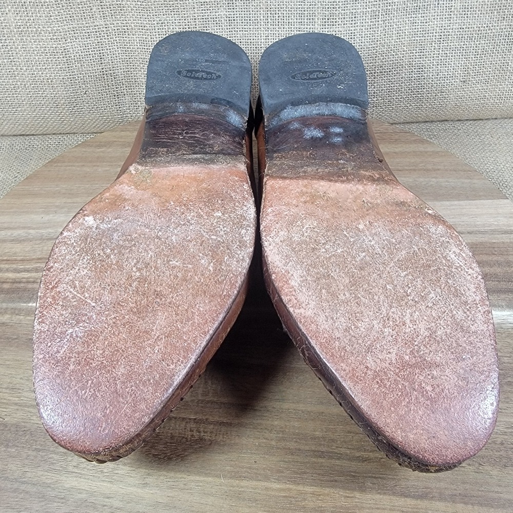 VTG Lorenzo Banfi Tassel Loafers Made In Italy Mens 10 Handcrafted Leather Shoes - Picture 7 of 9